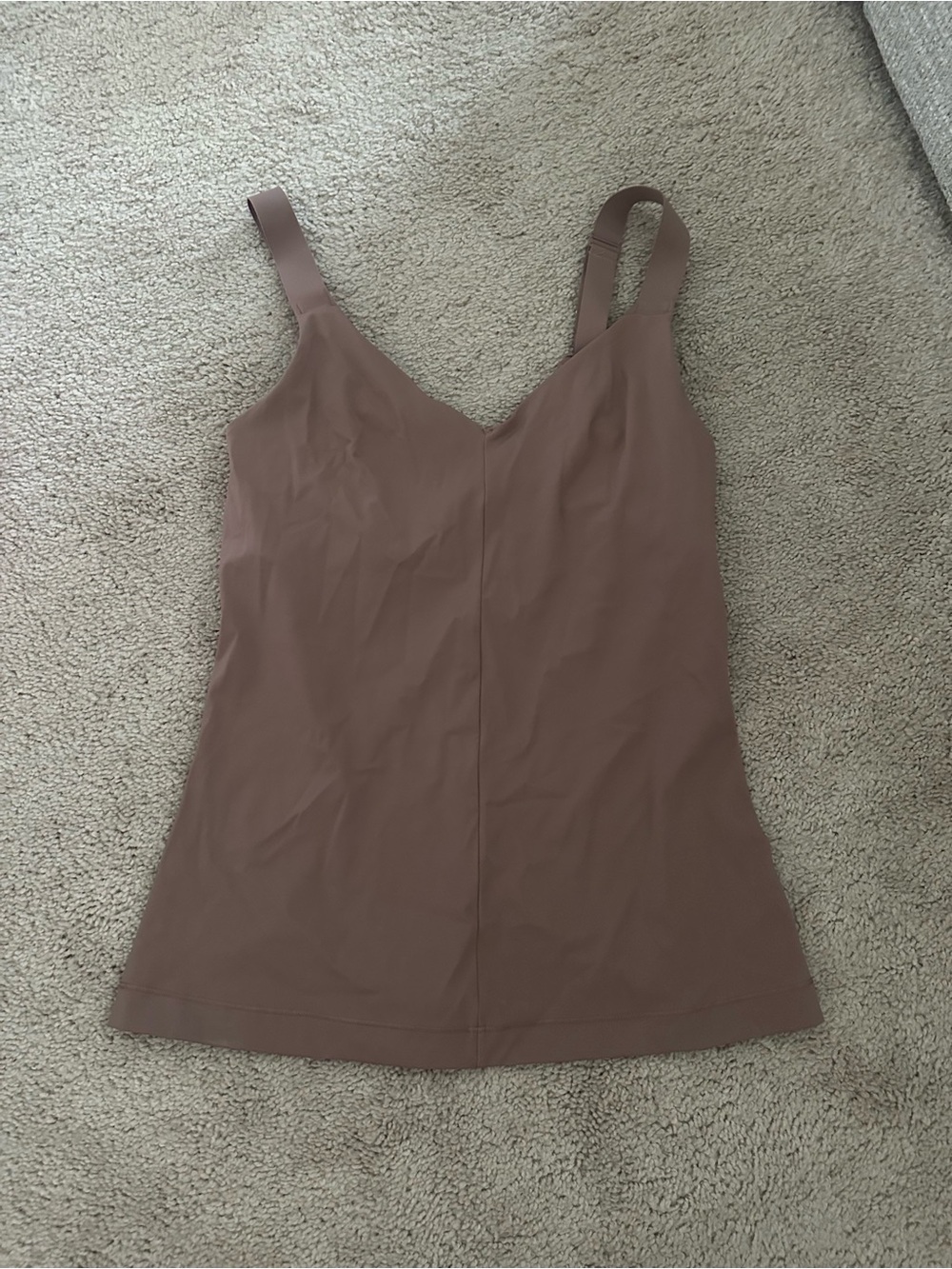 lululemon athletica Brown V-Neck Tank Camisole